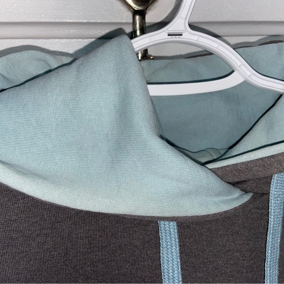 ❗️SOLD❗️THE NORTH FACE MEN DRAWSTRING HOODIE/SWEATER SIZE XXL GRAY & BLUE 2XL - Picture 4 of 5